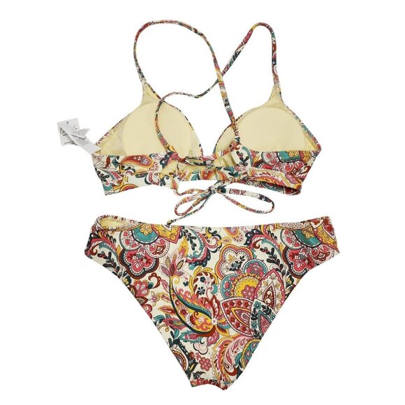 Cupshe Womens Floral Paisley  Bikini Set Size M Swimsuit - Picture 6 of 6